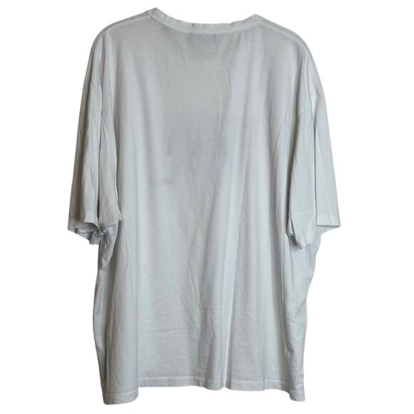 Ted Baker London Mens Graphic T-Shirt Size 6 White Umbrella Embroidery Cotton - Picture 4 of 8